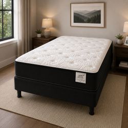 Full Size Mattress Pillow Top 14” Inches  Excellent Comfort Also Available: Twin, Queen And King New From Factory With Its Plastic Same Day Delivery