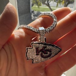 KC Chiefs NFL Pendant Necklace 
