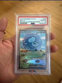 Mew 232 PSA from Paldean Fates