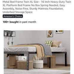 Unopened Twin XL Metal Bedframe