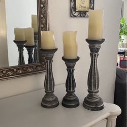 camdelabros set de 3