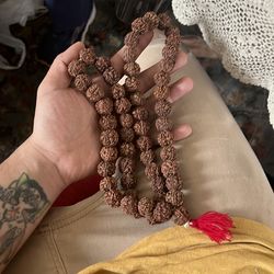 Rudraksha Seed Knotted Mala Meditation Beads