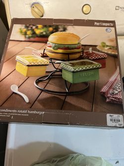 Condiments Rotatif Hamburger