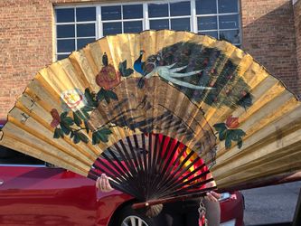 Painted fan
