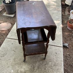 Old Wooden Butler Table