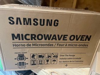 Brand new Samsung stainless steel under cabinet microwave