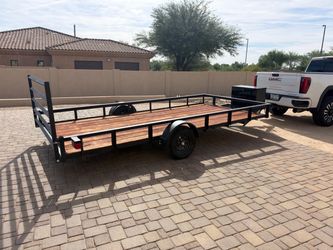 2026 Zieman Flatbed UTV Trailer
