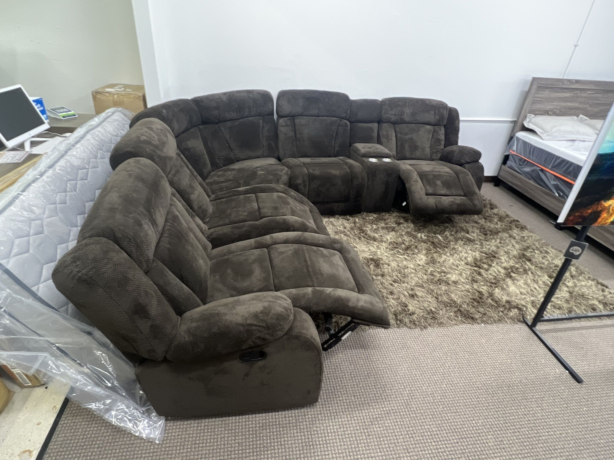 🛋️ NUEVA Sala Secciónal 3 Sillas Reclinable EN CAJA 📦 🚛 Entrega Disponible 🛋️