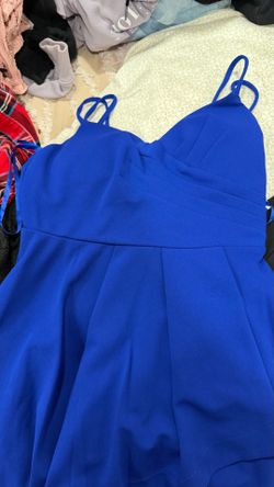 blue dress size small