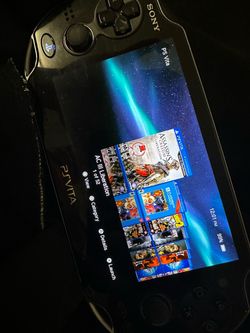 Modded PS Vita 1000 OLED – 254gb– 80+ Games – Case + Charger