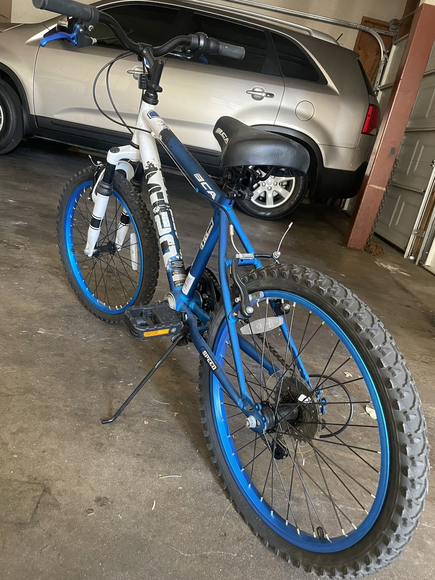 BCA 20 In. MT20 Mountain Boy s Bike Blue White for Sale in Whittier CA OfferUp