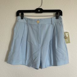 Michael Kors women shorts size 4 color in pastel blue NWT