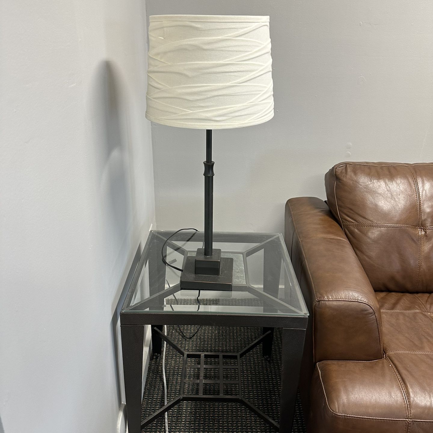 End Table, Lamp And coffee Table 