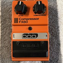 1980s DOD FX80 Compressor Guitar Pedal Boss MXR