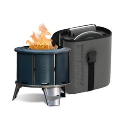 PACKFIRE Ember 10" Smokeless Tabletop Fire Pit with Portable EVA Case
Compact Table Top Firepit with Fold Flat Wood Burning Design & Durable Stainless