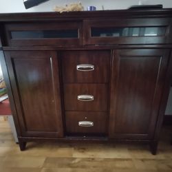 Media Cabinet, With Drawers, Shelves & Doors 