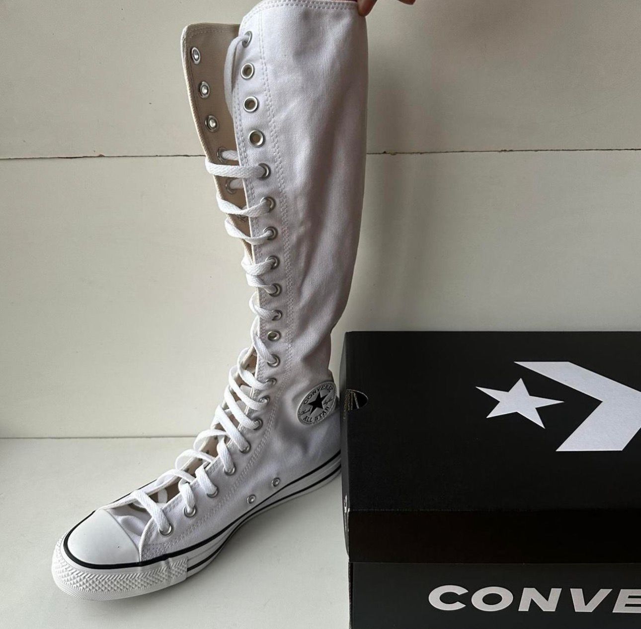 Converse Chuck Taylor All Star XX HI White High Top Shoes Women's Size 8M 10W