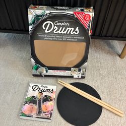 Complete Drums Beginner Kit with Book and Practice Pad