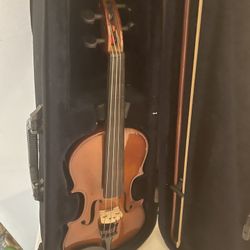 Palatino VN-450 Hand Carved Allegro Violin Outfit, 1/2 Size & Case