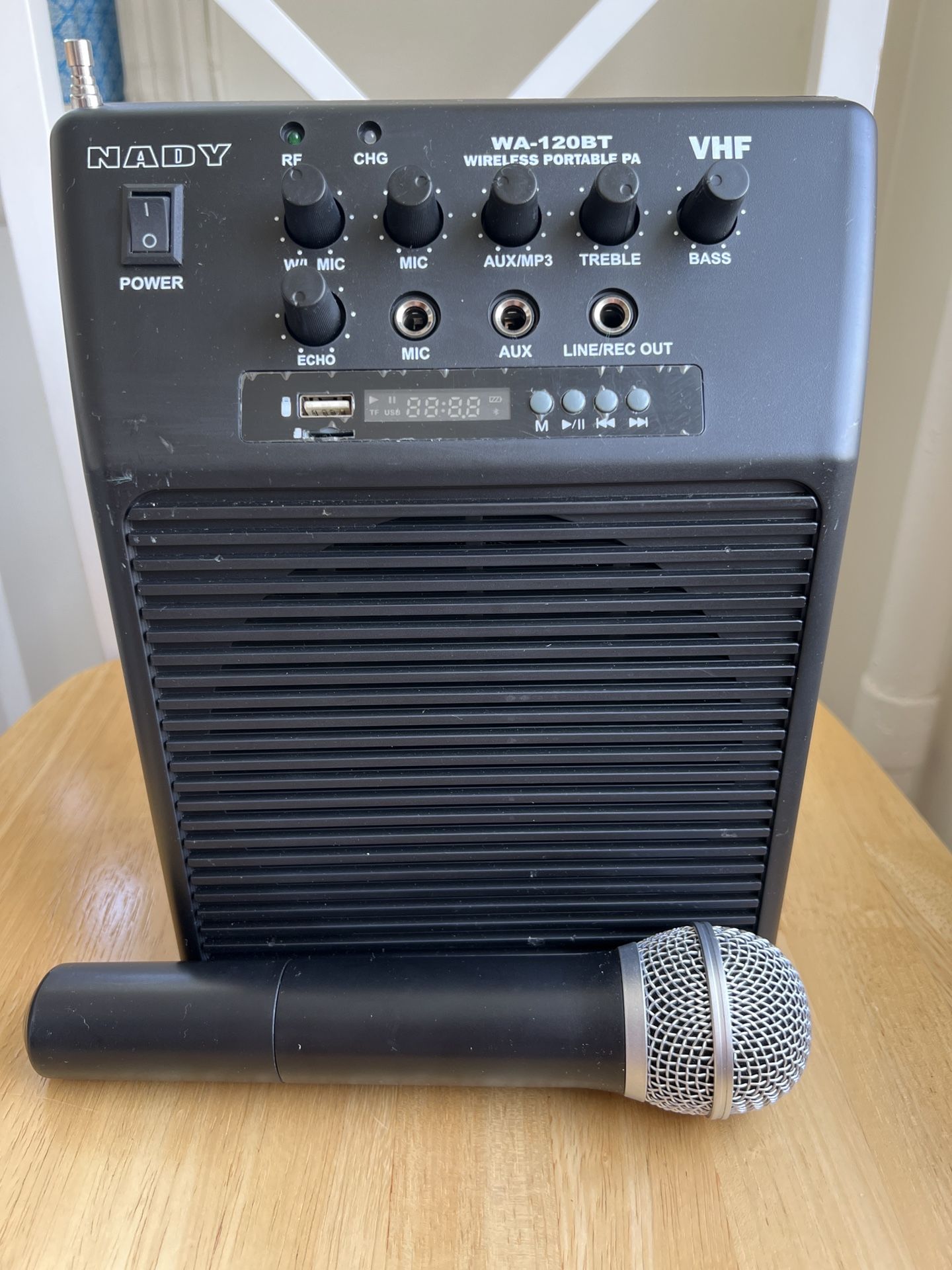 Nady WA-120BT ultra portable wireless PA (microphone with an amplifier)