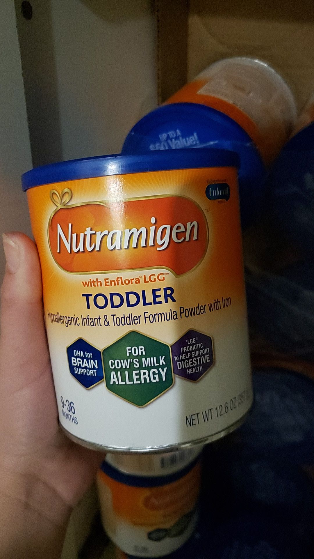 Nutramigen toddler 12 OBO