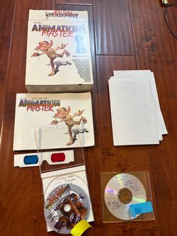 Vintage Hash Animation Master V10.5 3D Software & Upgrade 2 CDs Box Manual