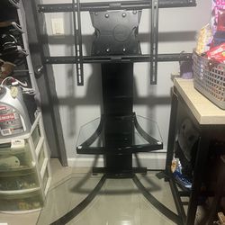 Glass two tier TV stand OmniMount