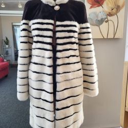 Mink coat. 