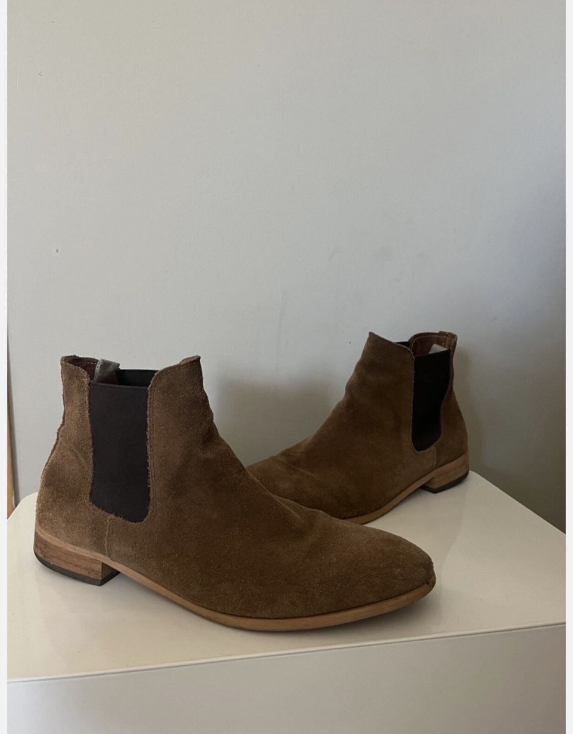 Shoe the Bear Men's Dev Chelsea Boots Size 11.5 US / 45 EU Tobacco