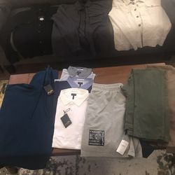 New* Goodman Brand Mens Polos, Chino’s, Jackets and T-shirts *bundle deals*