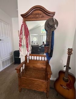 Solid wood Hall Tree