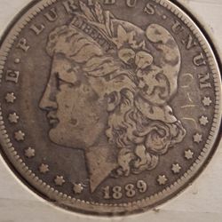 1889-O MORGAN SILVER DOLLAR