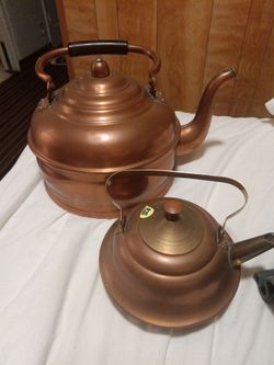 Brass tea pots