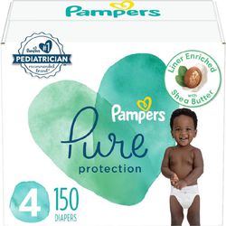 Pampers Pure Protection Diapers - Size 4