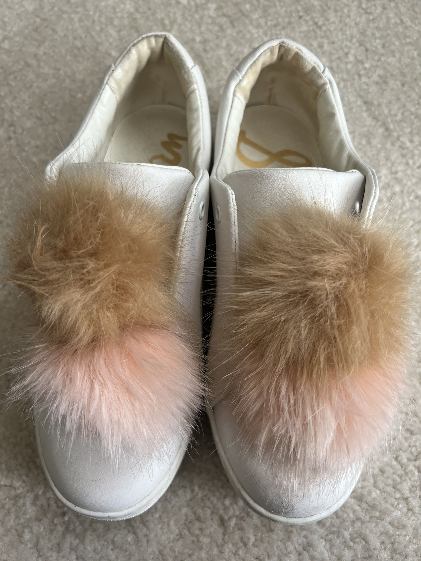 Sam Edelman Leather White Sneakers - Size 8