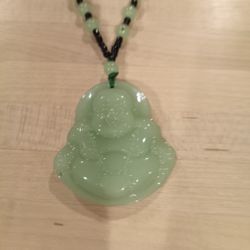 Beaded Buddha Pendant Necklace