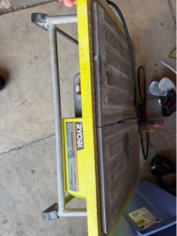 Ryobi wet saw