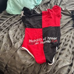 Full Onesie With Accessories Harley Quinn Small Medium Halloween 