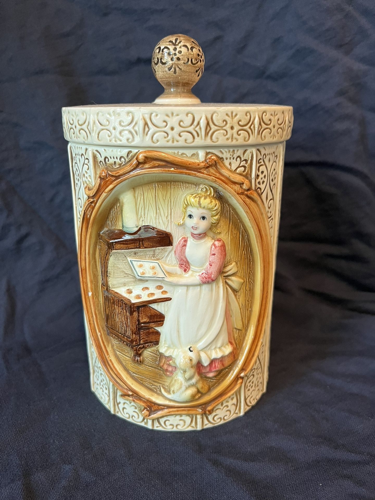 Vintage Sears Roebuck Pioneer Women Kitchen Country Coordinates Canister