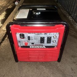 Honda da 2800-Watt Recoil Start Gasoline Powered Industrial Full GFCI Protection Inverter Generat