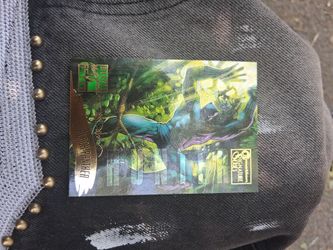 1995 marvel masterpiece gold signature black panther