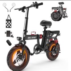Folding Electric Bike for Adults, Peak 750W Motor 25MPH, 48V 20Ah Removable Battery 35-55Miles Ebike,14'' Lightweight &Portable Adults Electric Bicycl