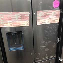 Samsung Fridge Black Stain Steel