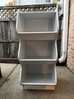White shelf