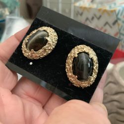Black Tigers Eye Cuff links 