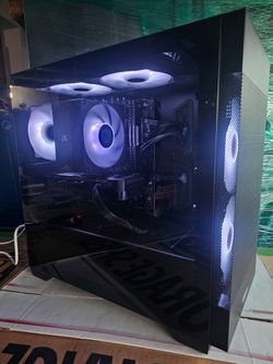 Black gaming pc i5 14400F with 5050 8gb