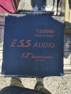 ESS Audio 12" Subwoofer ES-12D 1200W