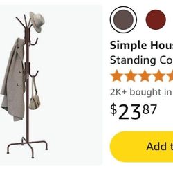 Coat Rack, (2 Available)