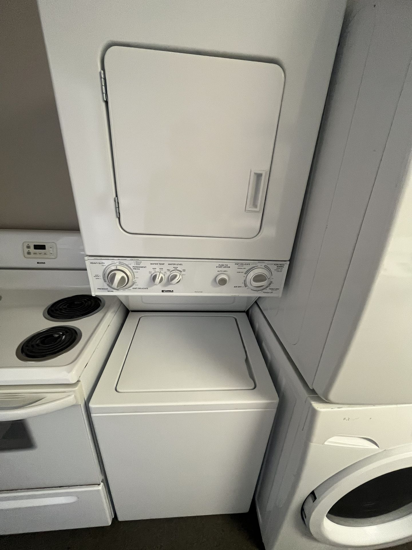 24” Kenmore Stackable! Open 7 Days A Week! Military Discount! We Deliver!