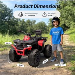 Kids ATV 4 Wheeler 24V   400W With 2 Motors